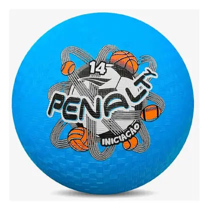 Bola Iniciação De Borracha T14 Penalty - AZUL