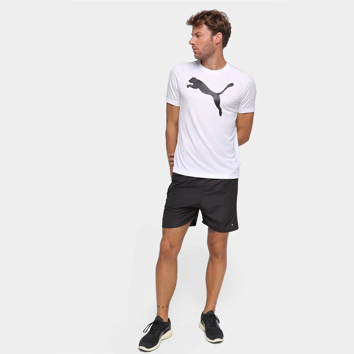 Camiseta Puma Poly Tee Masculina - Branco
