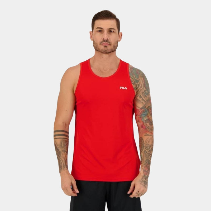 Camiseta Regata Fila Basic Sports II - Vermelha