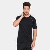 Camisa Raglan Olympikus T-shirt Line Essential - Preto