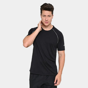 Camisa Raglan Olympikus T-shirt Line Essential - Preto