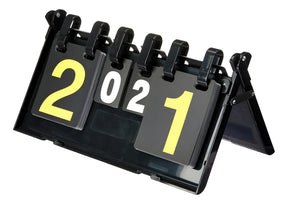 Placar De Mesa Marcador Manual de Pontos Dobrável Portátil Multi Esportes PVC