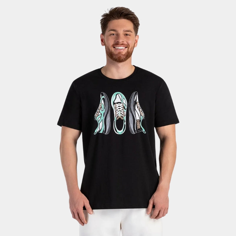 Camisa Olympikus Corre de Algodão - Preto