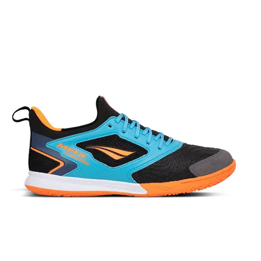 Chuteira Futsal Penalty Max Evolution Locker Y-1 Unissex - Azul+Laranja