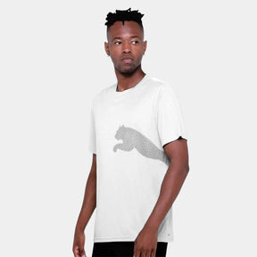 Camiseta PUMA Tad Big Logo Tee -  Branco