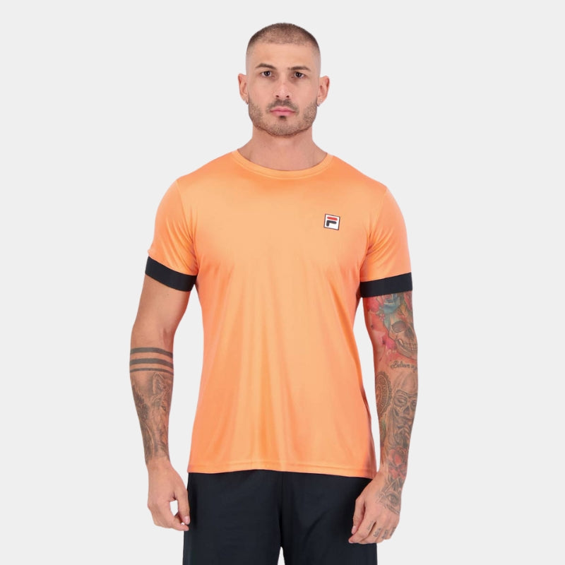 Camiseta Player F-Box II Masculina Adulto Fila - Laranja