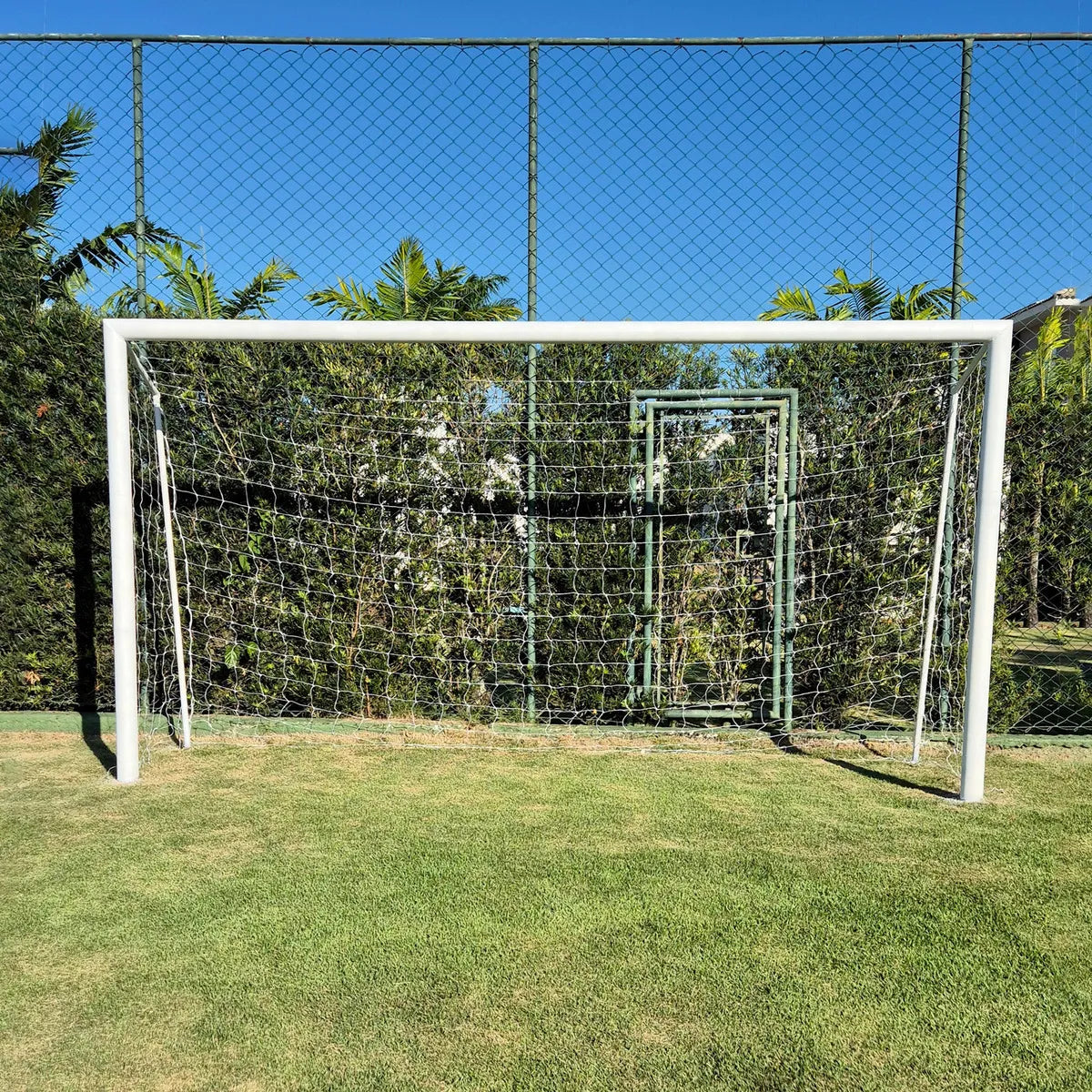 Par de Rede para Trave de Gol Society Suico 5mts Fio 2 Nylon