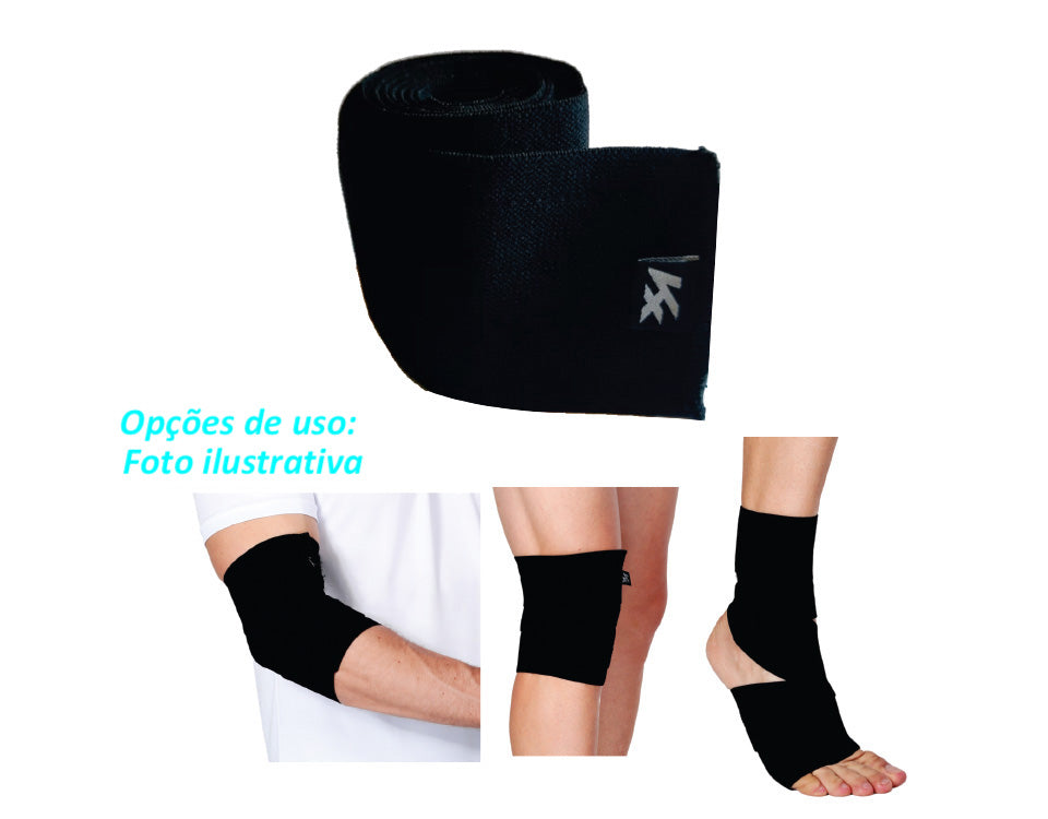 FAIXA ALTA COMPRESSAO ELASTICA - UNICO - PRETO