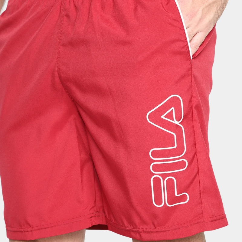 Bermuda Fila Train 7,5 Masculina - Vermelho