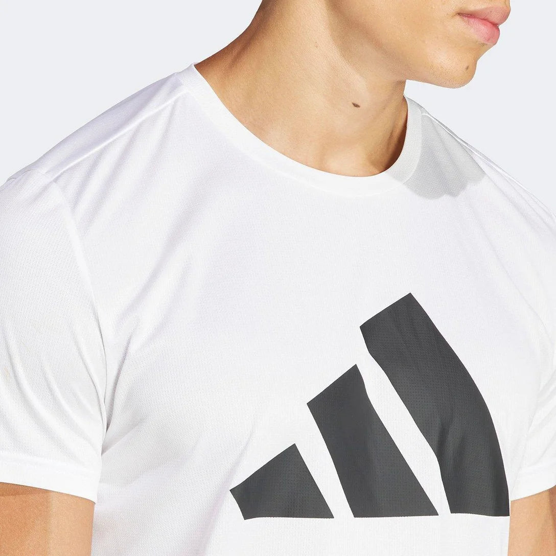 Camiseta Adidas  RUN IT - Branco