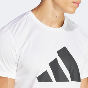 Camiseta Adidas  RUN IT - Branco