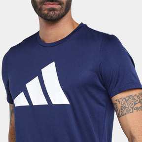 Camiseta Adidas  RUN IT - Azul