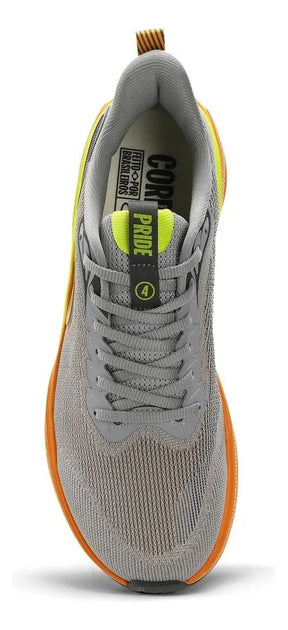 Tênis Olympikus Pride 4 - Cinza / Laranja