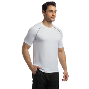 Camisa Raglan Olympikus T-shirt Line Essential - Branco