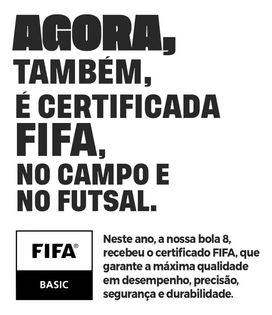 BOLA CAMPO 8 X BC-PT