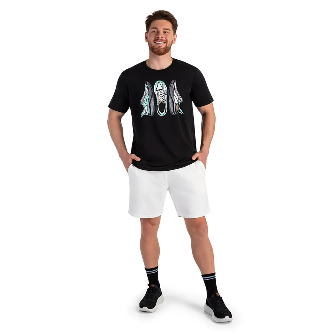Camisa Olympikus Corre de Algodão - Preto
