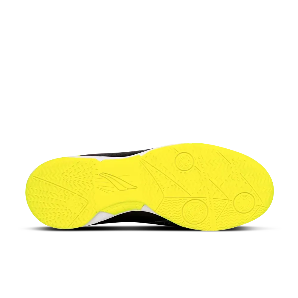 Chuteira Futsal Penalty Evolution Club Locker Y-1 - Preto / Laranja / Lima