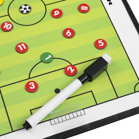 Prancheta Tática Magnética Futebol De Campo Poker Cor Preto