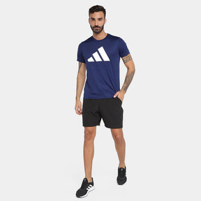 Camiseta Adidas  RUN IT - Azul