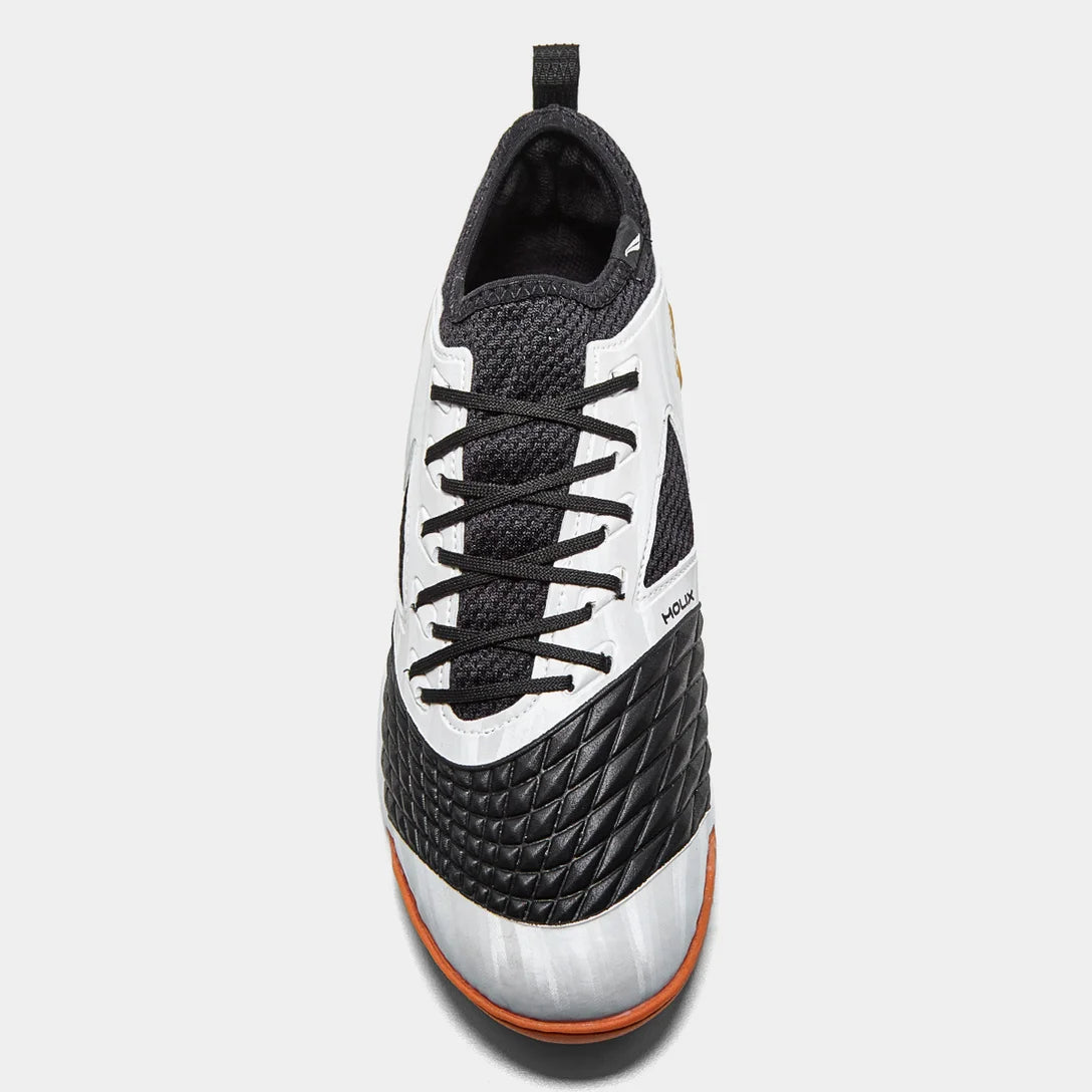 Chuteira Futsal Penalty Max 1000 Ecoknit - Branco+dourado