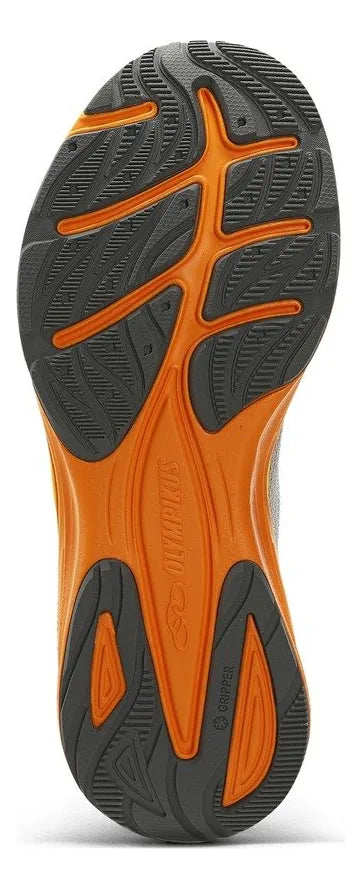 Tênis Olympikus Pride 4 - Cinza / Laranja
