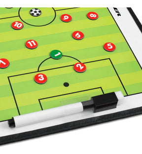 Prancheta Tática Magnética Futebol De Campo Poker Cor Preto