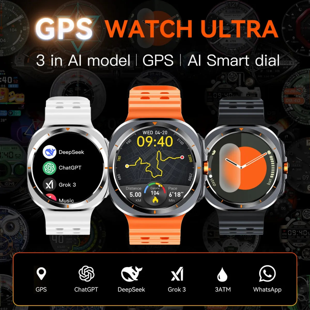 RELOGIO MICROWEAR DIGITAL COM GPS