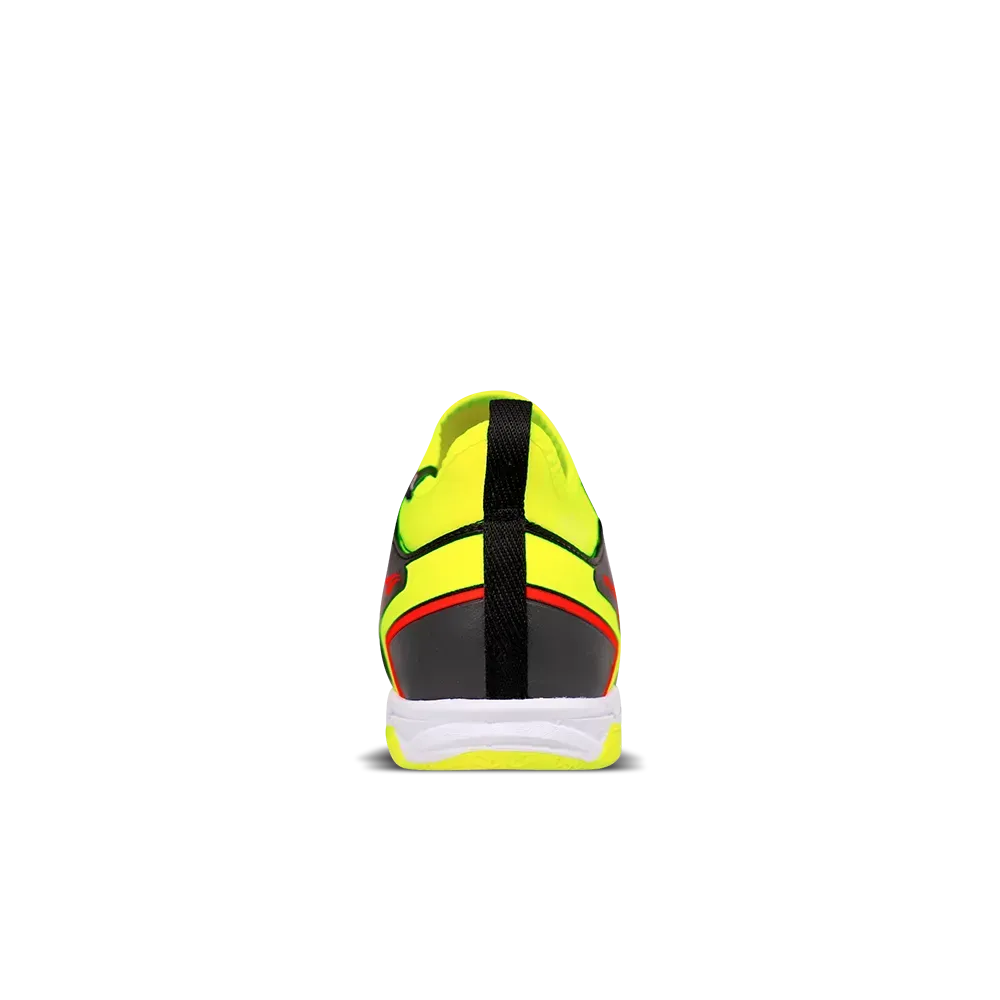 Chuteira Futsal Penalty Evolution Club Locker Y-1 - Preto / Laranja / Lima