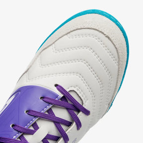 Chuteira Futsal Umbro Pro 5 Bump Club - Branco /  Roxo