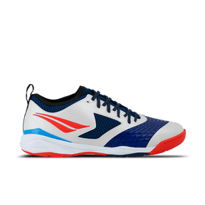 Chuteira Futsal Penalty Max 1000 Ecoknit - Branco e Azul