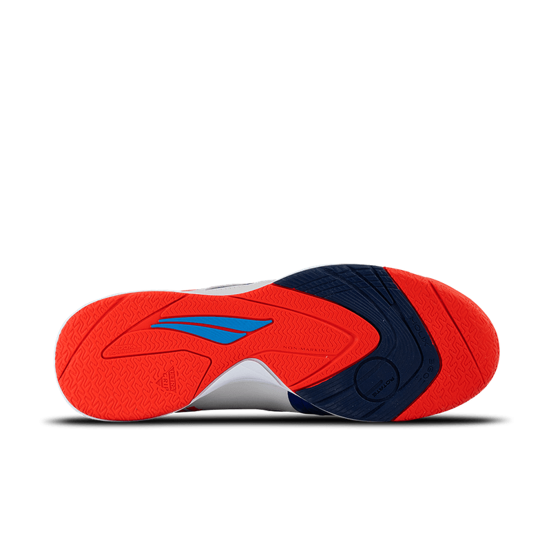 Chuteira Futsal Penalty Max 1000 Ecoknit - Branco e Azul