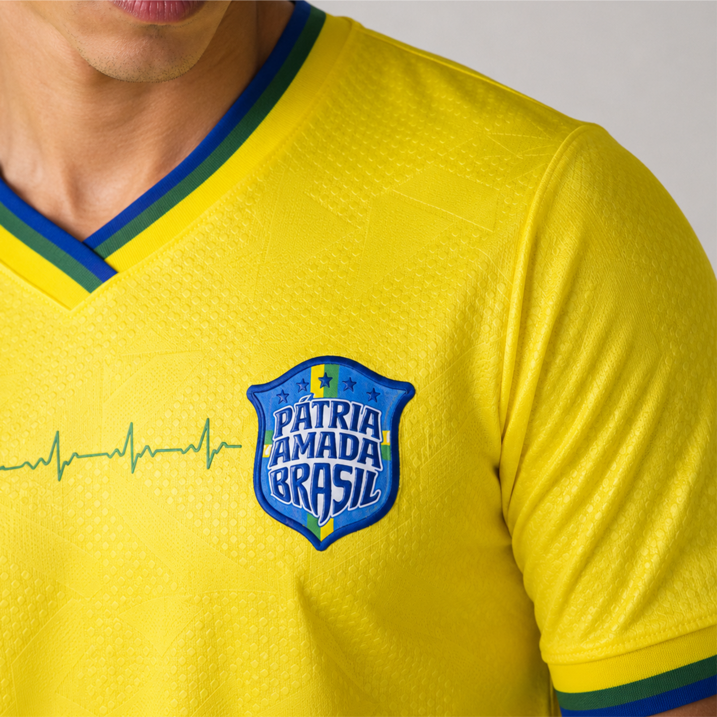 CAMISA BRASIL TORCEDOR OFICIAL DRY TECH