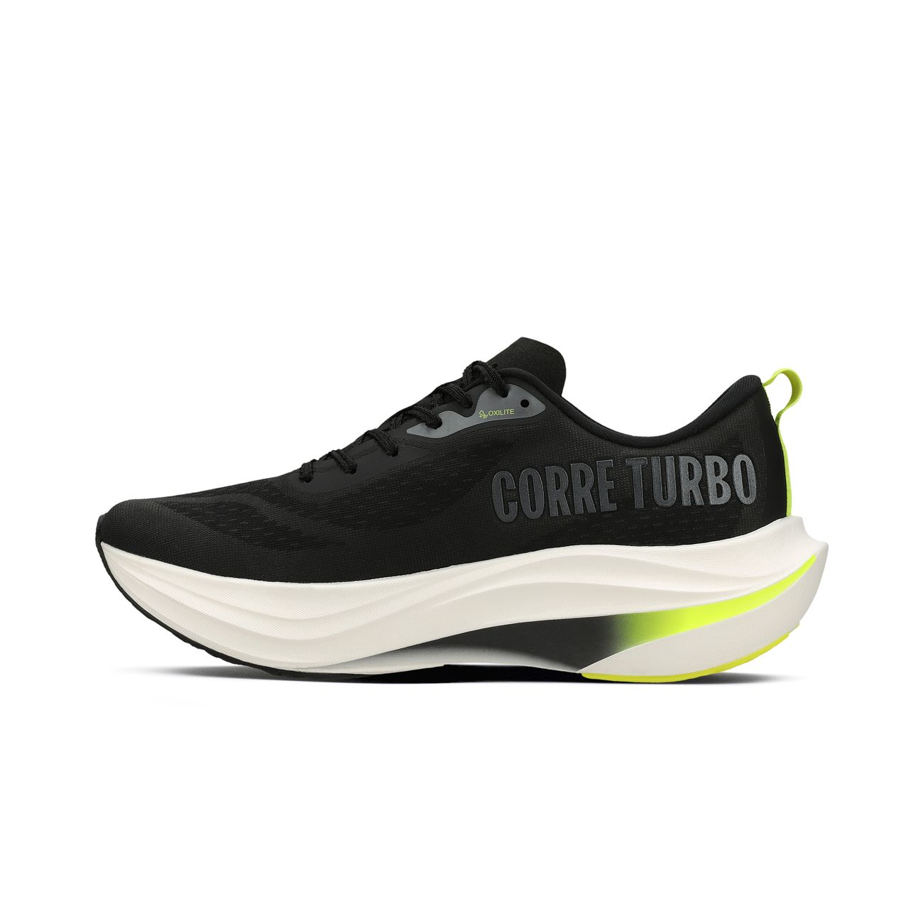 Tênis Olympikus Corre Turbo - Preto/Limão