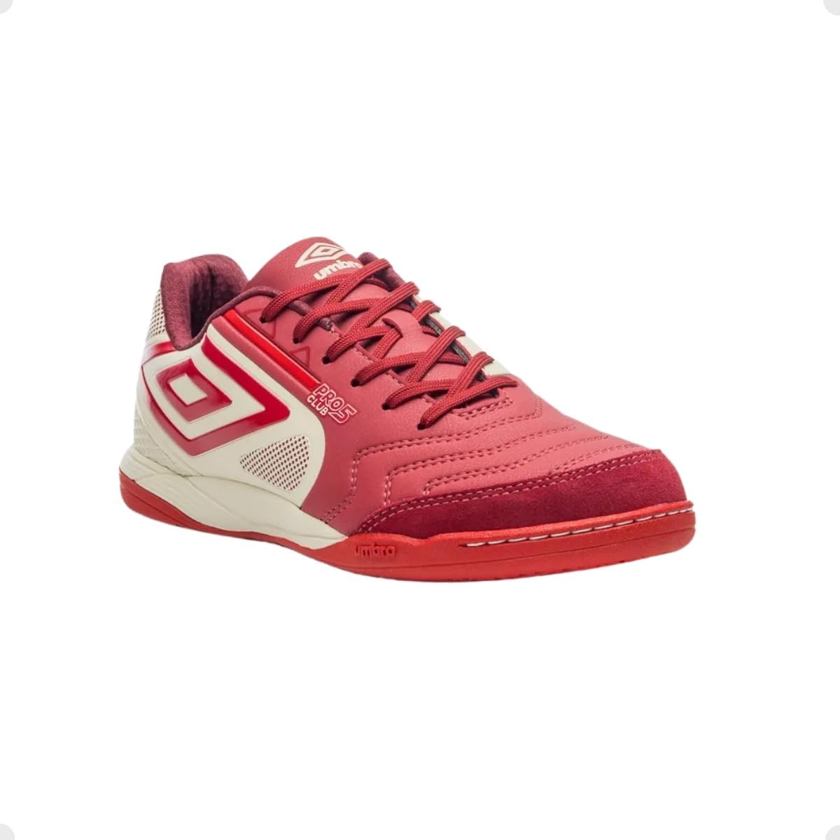 CHUTEIRA FUTSAL UMBRO PRO 5 BUMP CLUB VERMELHO