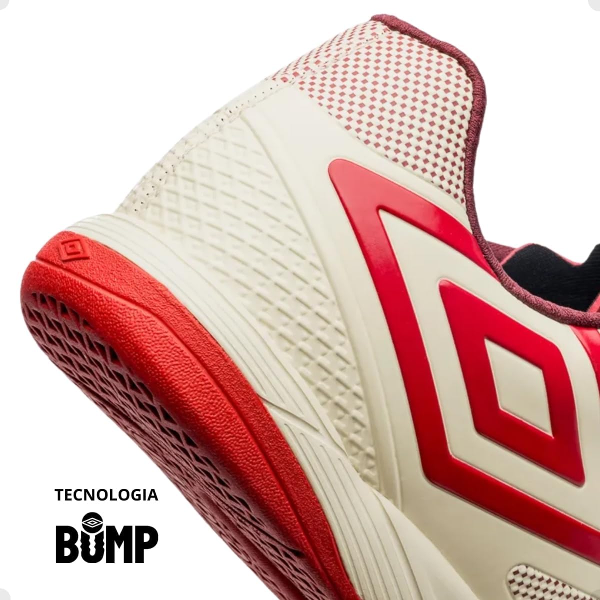 CHUTEIRA FUTSAL UMBRO PRO 5 BUMP CLUB VERMELHO
