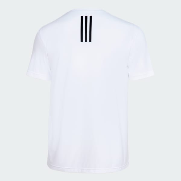 Camiseta OWN The Run 3 Listras - Branco