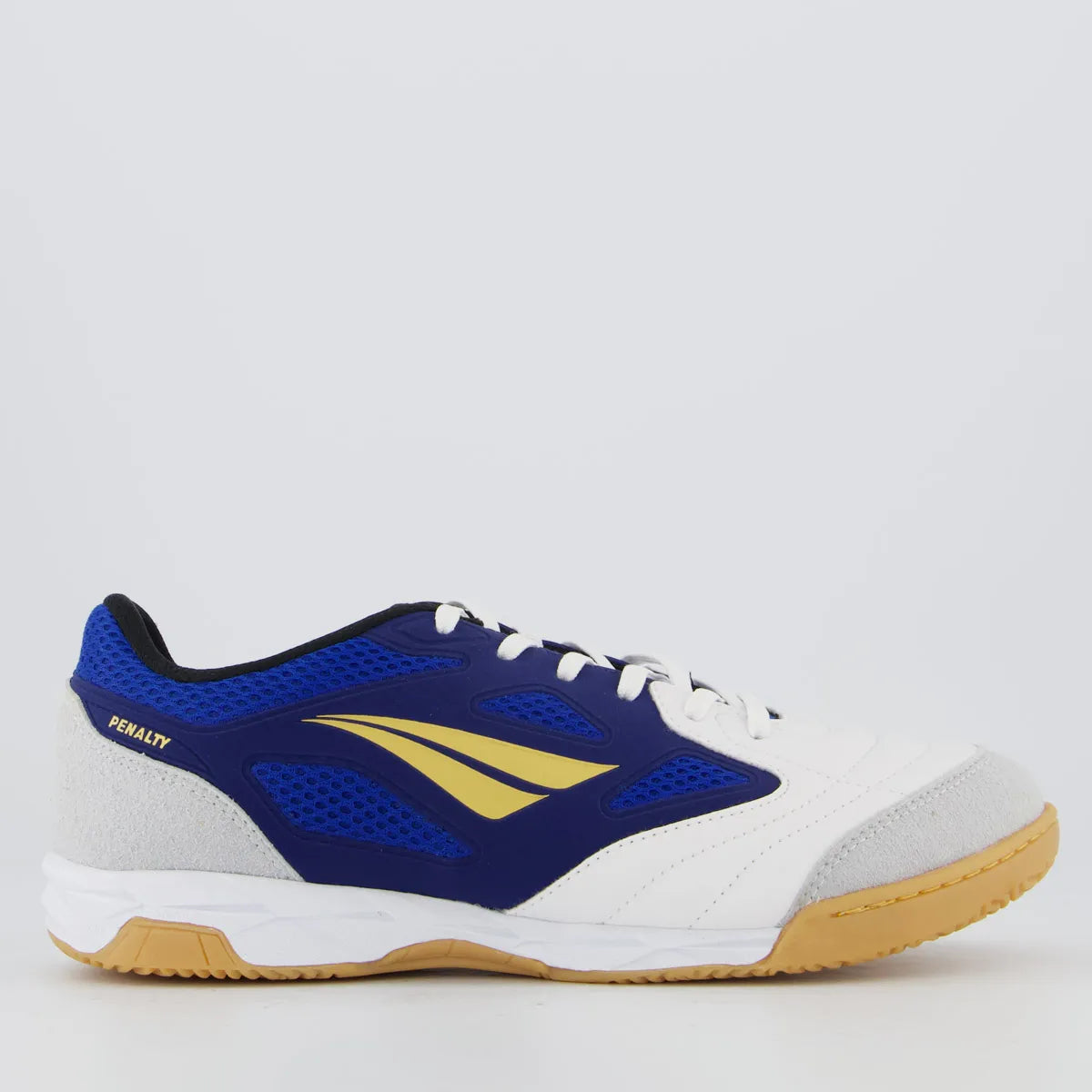 CHUTEIRA FUTSAL MAX 400 Y1 AZUL E BRANCO