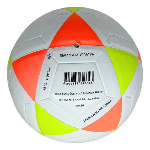 Bola De Futevôlei Altinha Poker Rio Vulcanizada - BRANCO