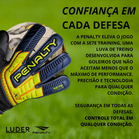 Luva De Goleiro Penalty Se7e Training X - AMARELO