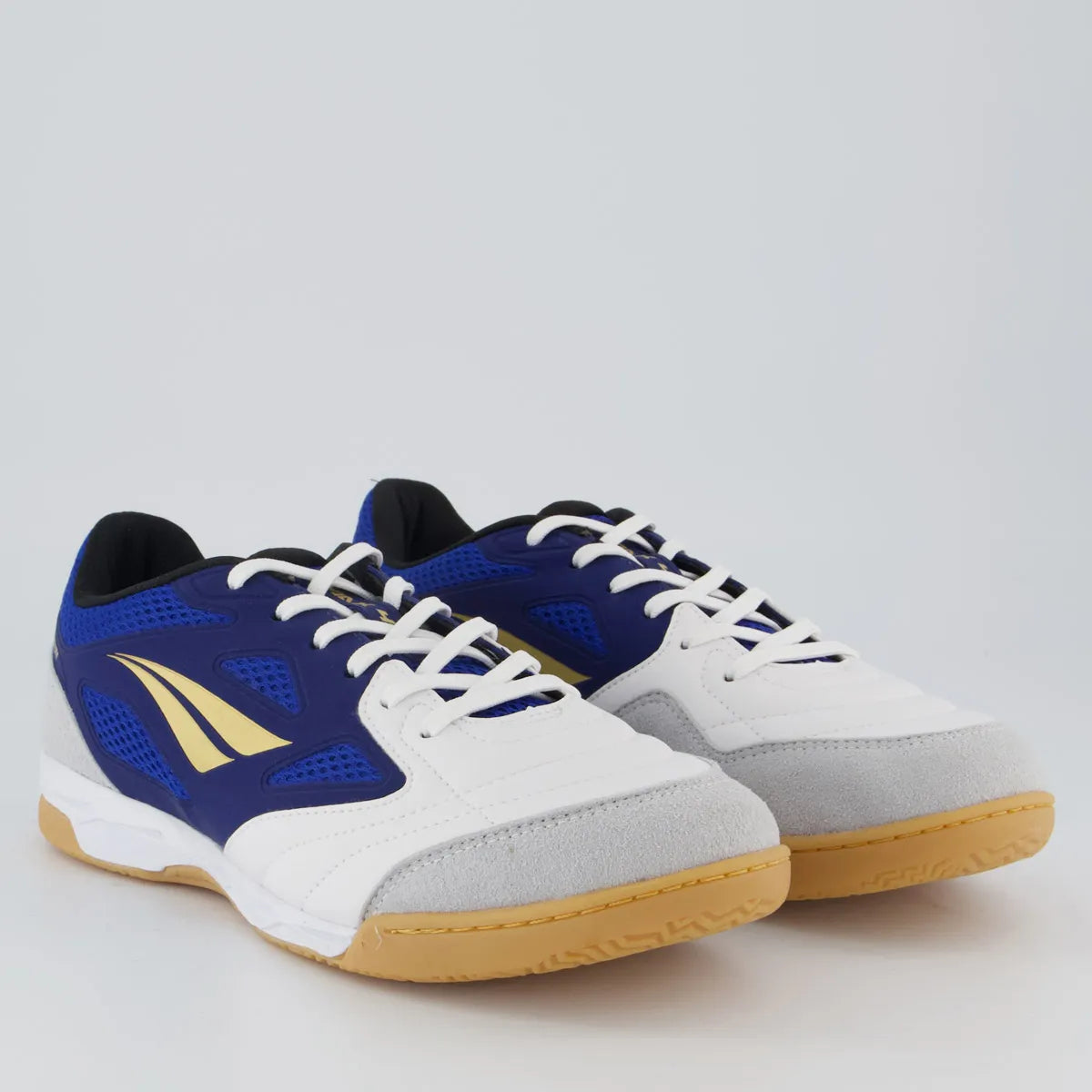 CHUTEIRA FUTSAL MAX 400 Y1 AZUL E BRANCO