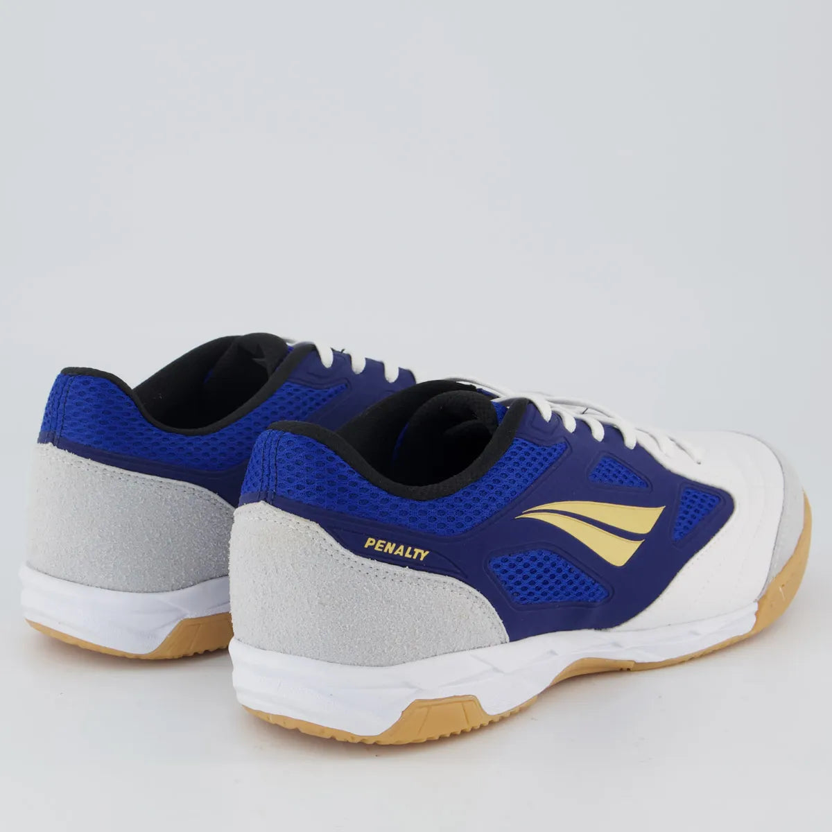CHUTEIRA FUTSAL MAX 400 Y1 AZUL E BRANCO