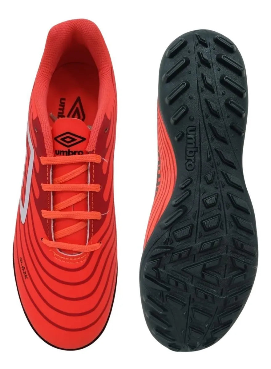 Chuteira Oficial Umbro Society Glaze - LARANJA