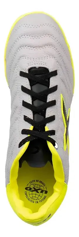 Chuteira Oxn Victory Society Pro Em Couro - GELO