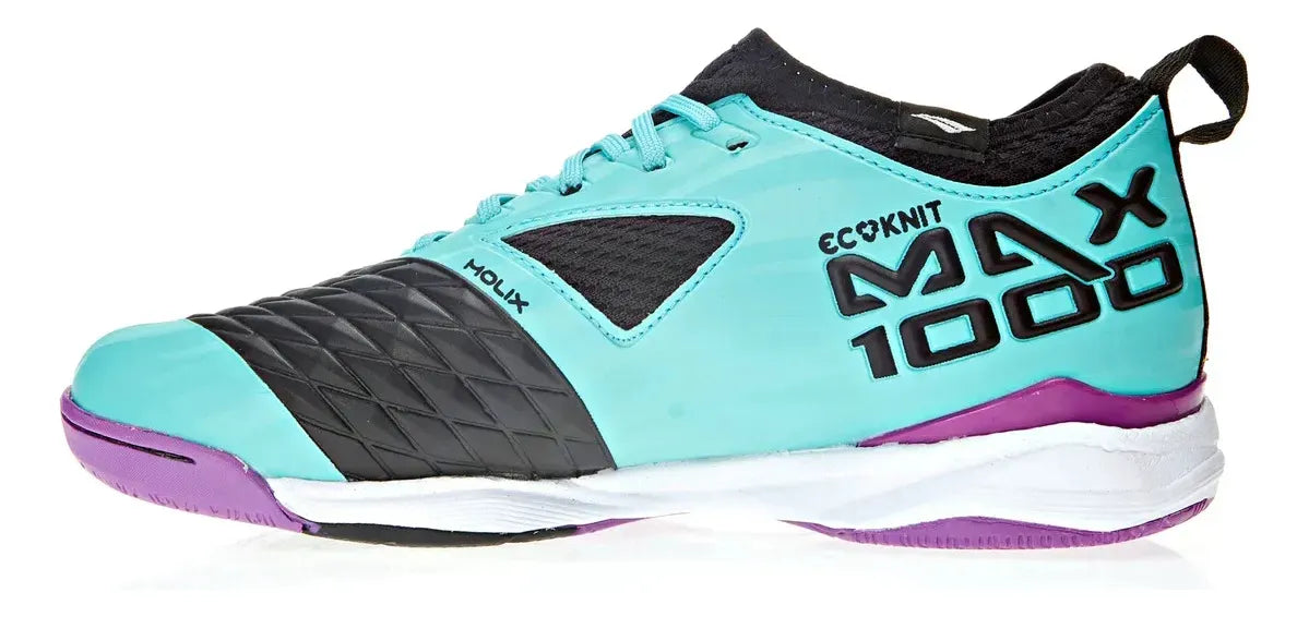 Chuteira Futsal Penalty Max 1000 Ecoknit - Turquesa