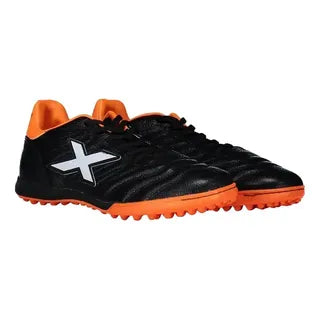 Chuteira Oxn Victory Society Pro Em Couro - LARANJA