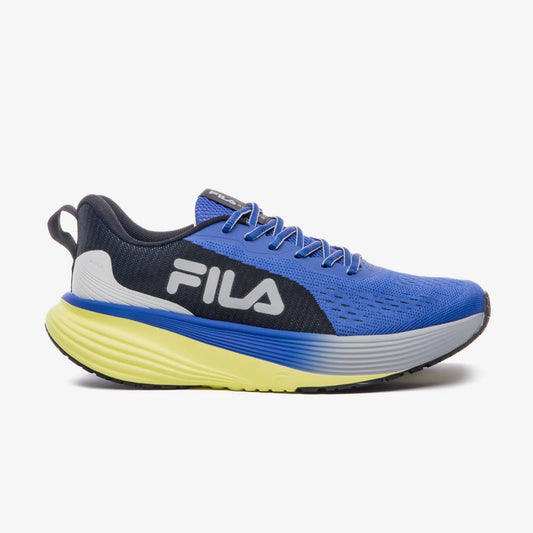 TENIS FILA AGILE MASCULINO AZUL ROYAL VERDE LIMÃO PRETO