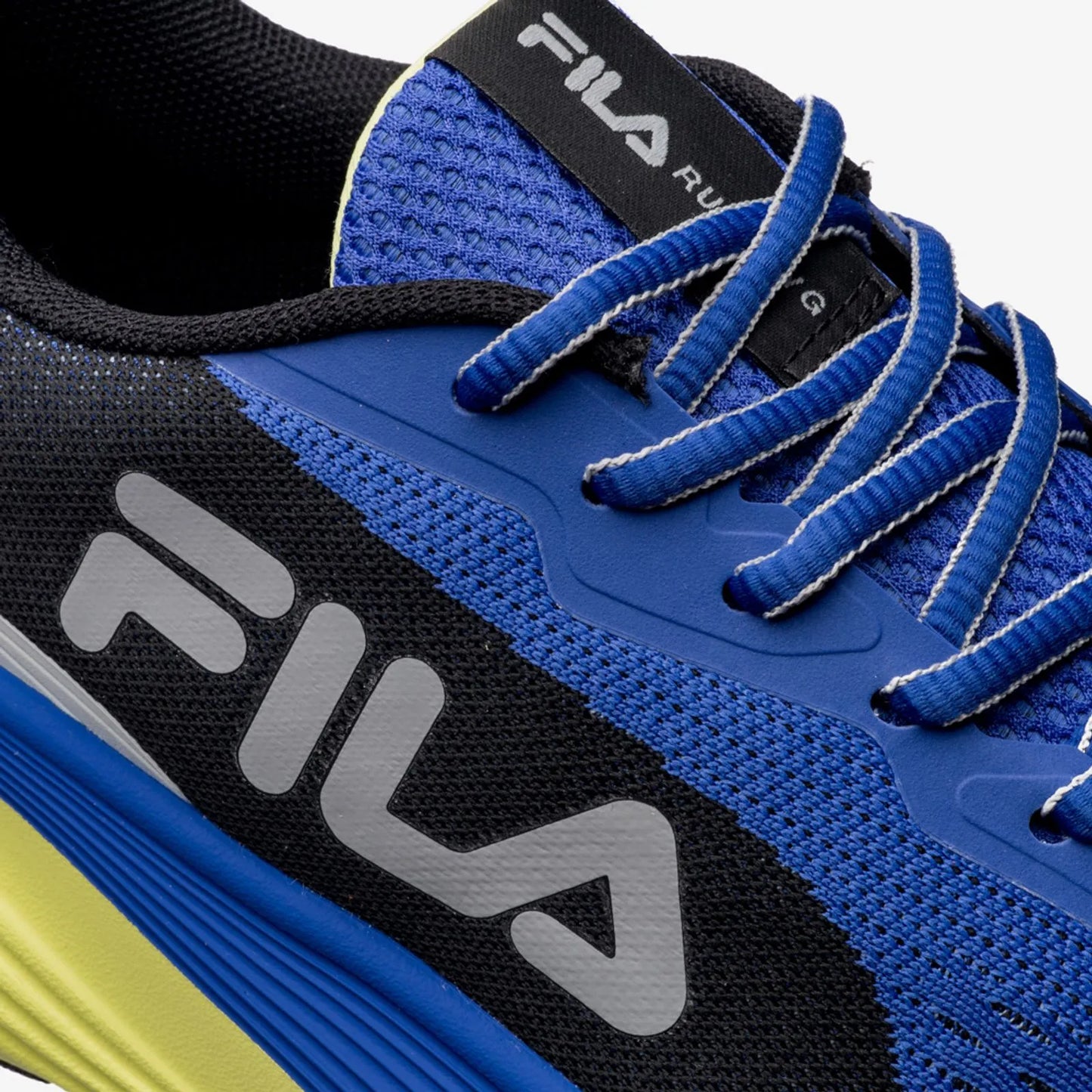 TENIS FILA AGILE MASCULINO AZUL ROYAL VERDE LIMÃO PRETO