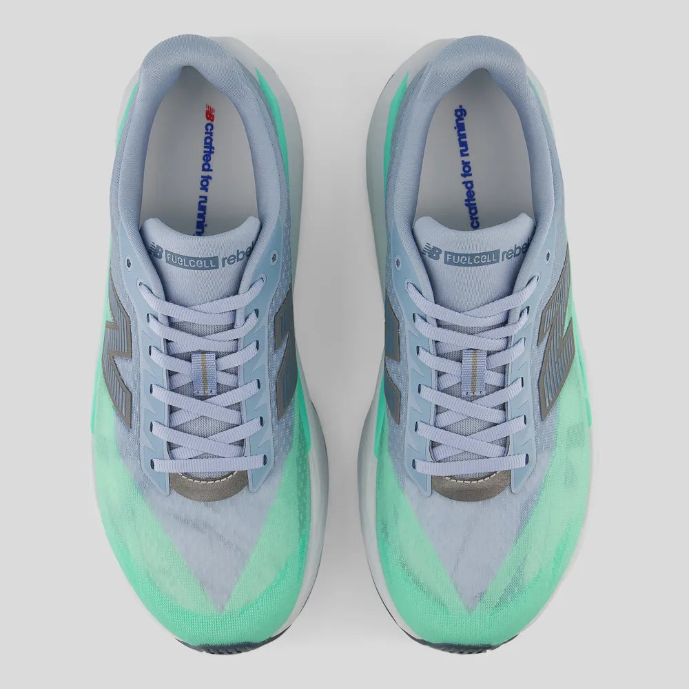 Tênis New Balance Fuelcell Rebel V5 Cinza Verde