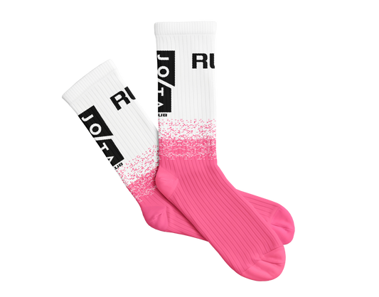 Meia Jota Oficial - BRANCO/ROSA