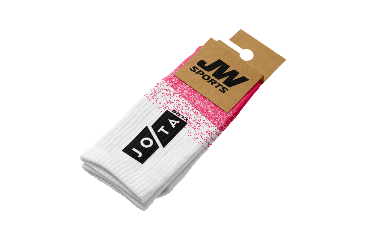 Meia Jota Oficial - BRANCO/ROSA